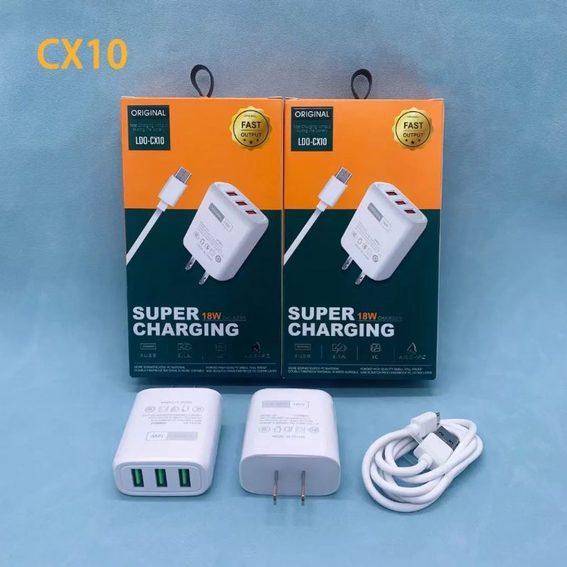 This multi-functional 3USB mobile phone charger is compatible with various mobile phones such as Apple, Huawei, VIVO, etc. for 2A pic 1