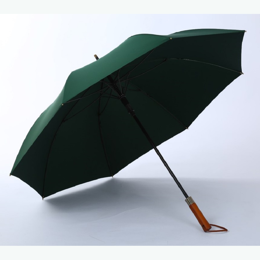 SONGXIA Golf Wooden Handle Full Fiber Brushed Umbrella thumbnail