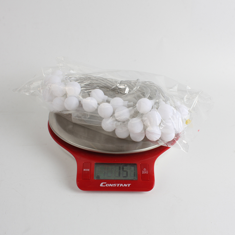 Cross-border exclusive supply of led light strings, round beads, frosted round balls, light strings wholesale, small colored lights, small white balls, Christmas decorative lights Application Scenario