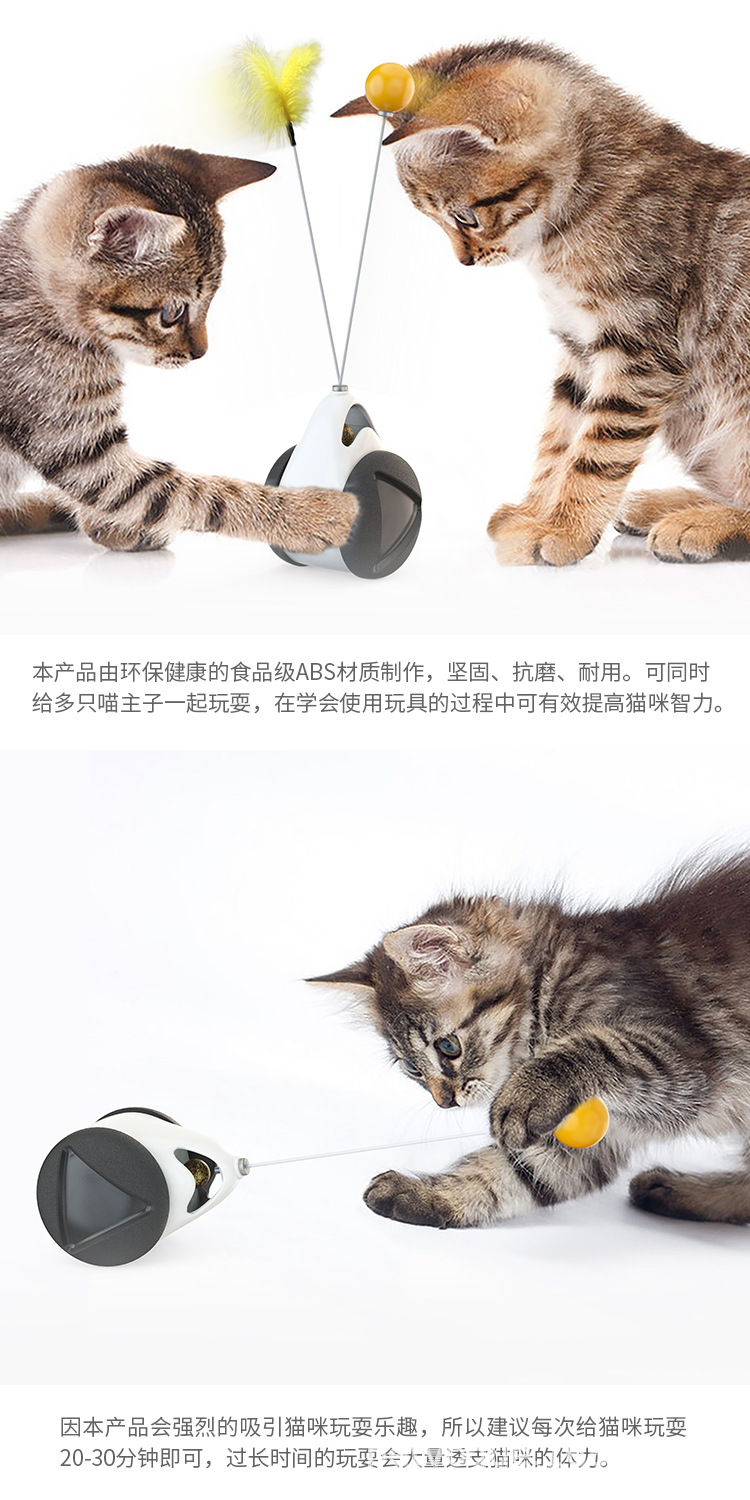 宠物用品新品亚马逊平衡摇摆车 猫咪玩具逗猫玩具猫用品详情7