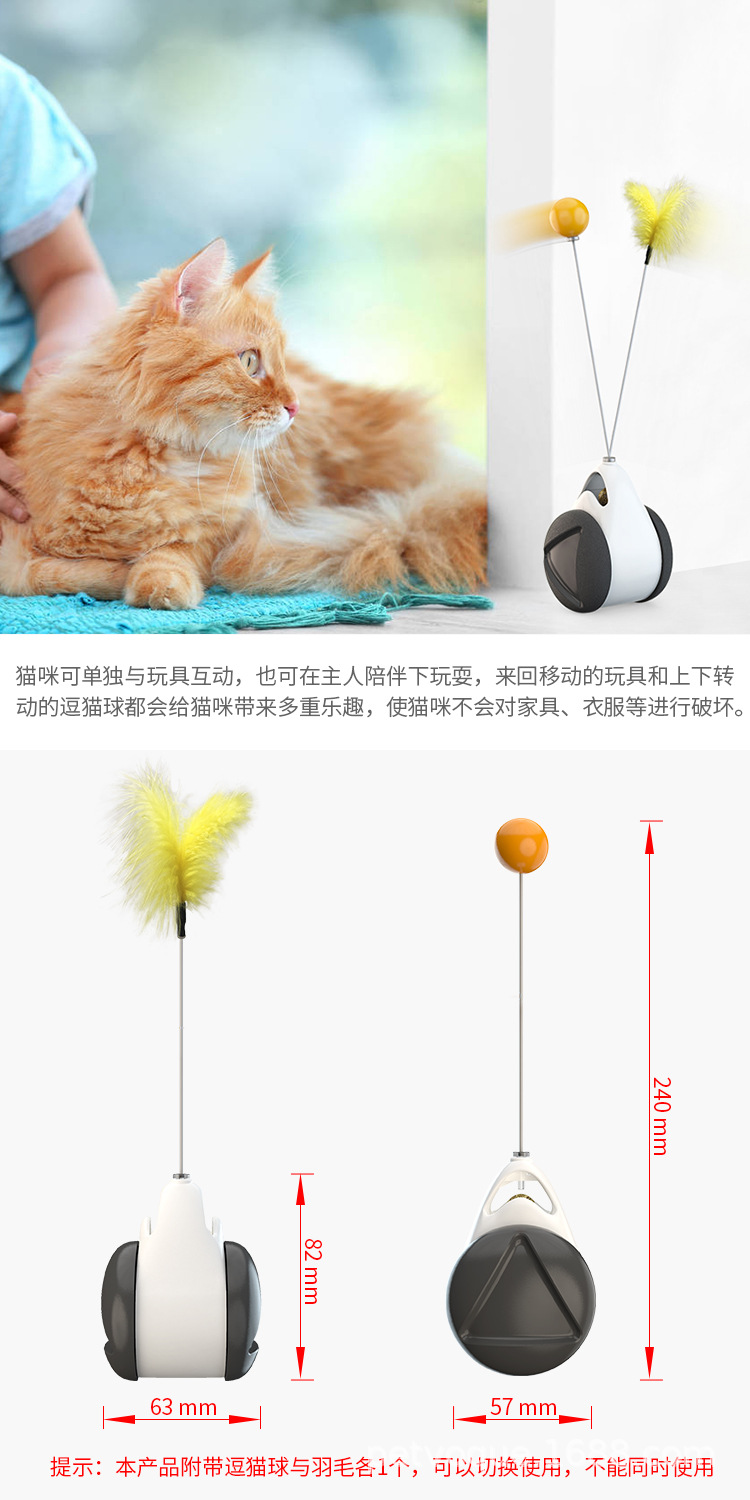 宠物用品新品亚马逊平衡摇摆车 猫咪玩具逗猫玩具猫用品详情8