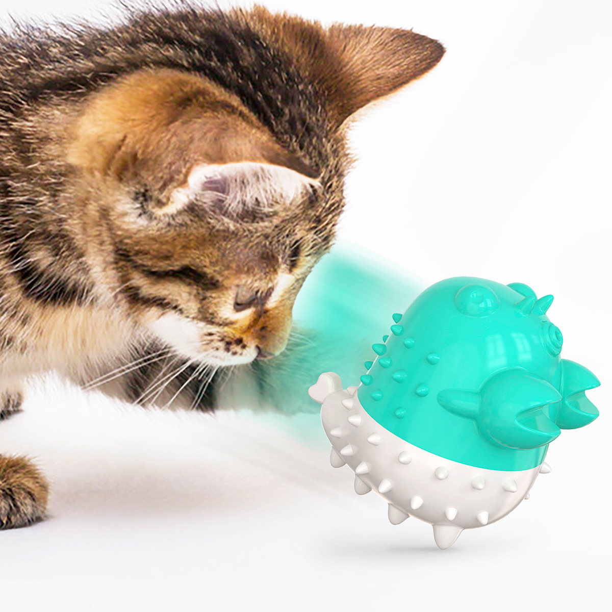 Wholesale of new cat toys, electric cat toothbrushes for teeth grinding and cleaning, cat teasing and self-entertainment, lobster personalized toys, pet supplies pic 7