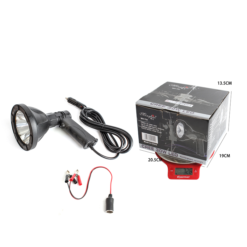 5-inch LED handheld work lights, outdoor lighting spotlights, portable lights and searchlights are selling well across borders Specification image