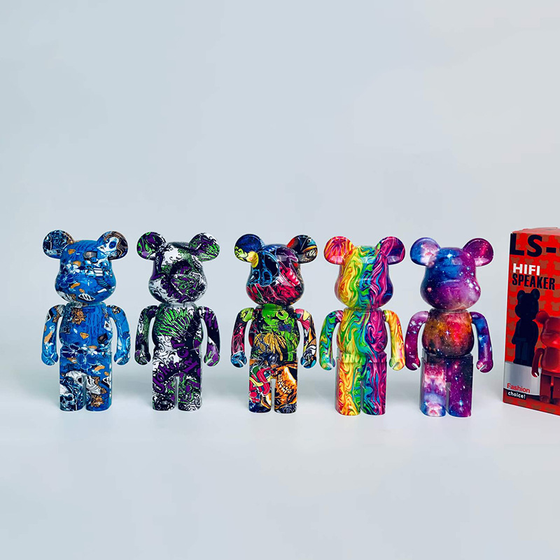 新款蓝牙音箱LS02涂鸦款迷你暴力熊礼品摆件无线音响跨境网红 热销详情8
