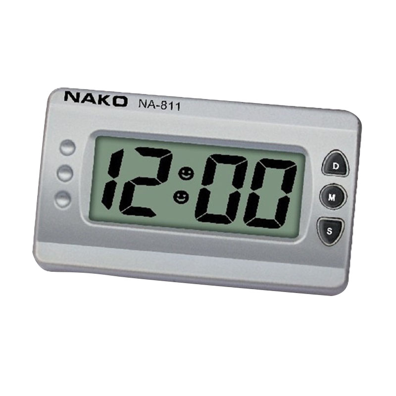 电子钟/计时器/车载电子钟白底实物图
