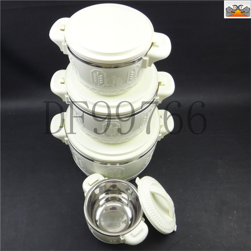 DF99766 Thermal insulation pot Large capacity thermal insulation pot thickened double ears non-magnetic inner tank Student dining hall Restaurant Cold four-piece household wholesale DF Trading House Specification drawing
