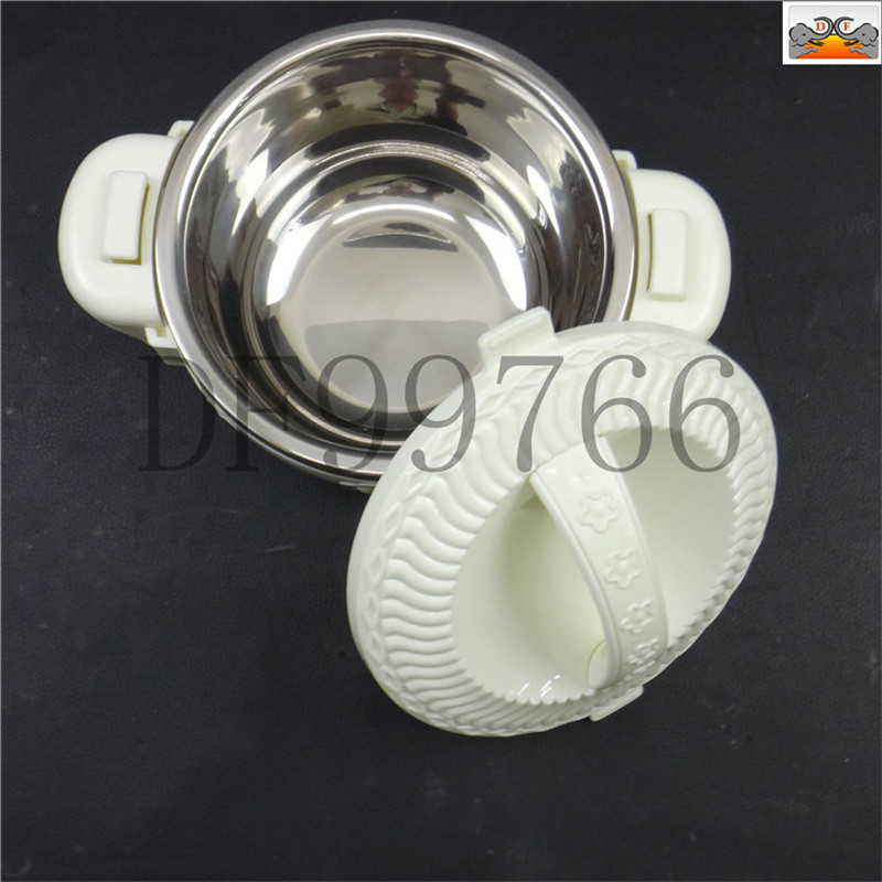 DF99766 Thermal insulation pot Large capacity thermal insulation pot thickened double ears non-magnetic inner tank Student dining hall Restaurant Cold four-piece household wholesale DF Trading House Item Picture