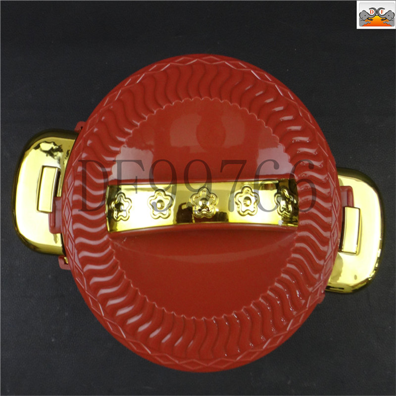 DF99766 Thermal insulation pot Large capacity thermal insulation pot thickened double ears non-magnetic inner tank Student Dining hall Dining room Cold four-piece household DF Trading House Application Scenario