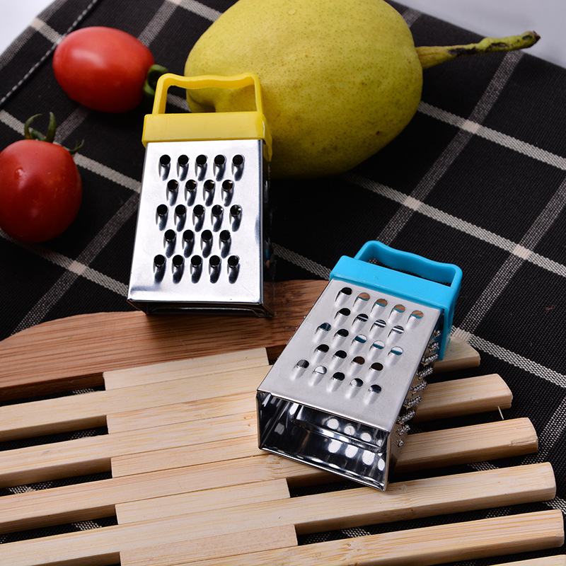 Mini Cheese Planer Four-Sided Planer Stainless Steel Grater Multi-Function Vegetable Cutter Kitchen Gadget Lemon Grater details Picture