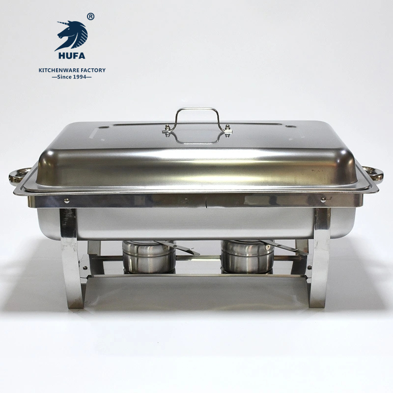 Stainless Steel Buffet Stove Hotel Restaurant Food Heating Containers Can Be Divided Into Compartments Containing Alcohol Stove Meal Insulation Stove Stainless Steel Stove Solid Alcohol Stove Buffet Stove Hotel Supplies Meal Stove Item Picture