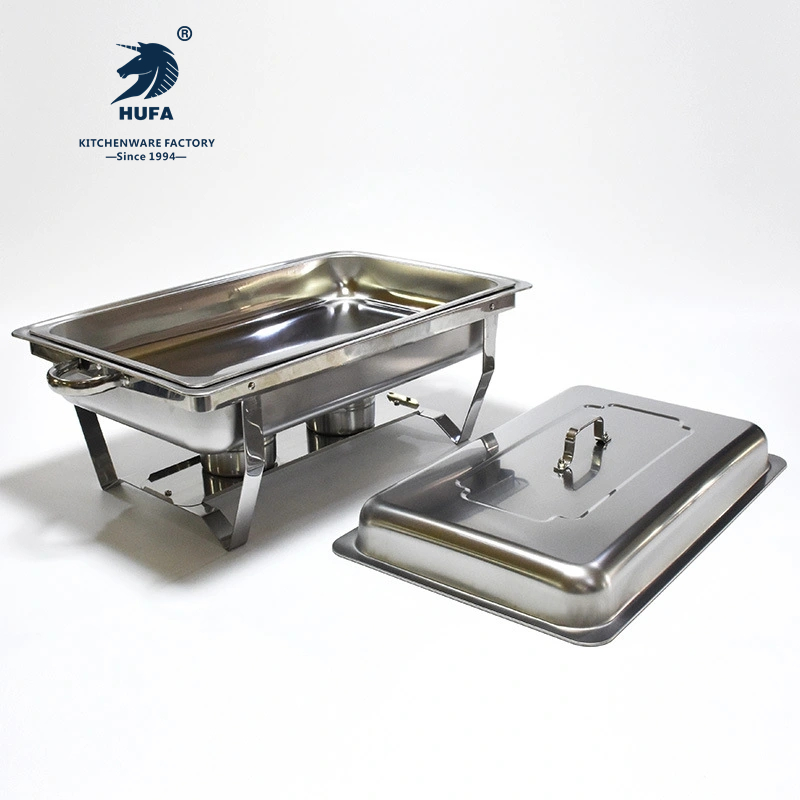 Stainless Steel Buffet Stove Hotel Restaurant Food Heating Containers Can Be Divided Into Compartments Containing Alcohol Stove Meal Insulation Stove Stainless Steel Stove Solid Alcohol Stove Buffet Stove Hotel Supplies Meal Stove details Picture