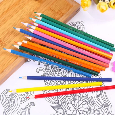 Color pencil custom logo labeling production painting graffiti color lead 12 color 24 color 36 color 48 color 72 color thumbnail
