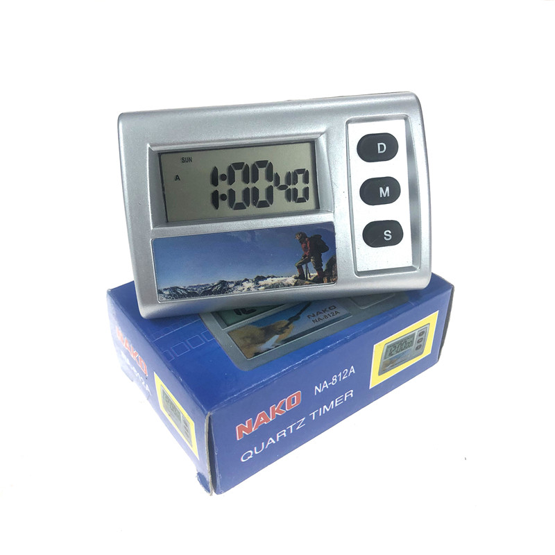 电子计时器NA-812A多功能小型家用电子钟迷你小号车钟学生做题考试计时表详情7