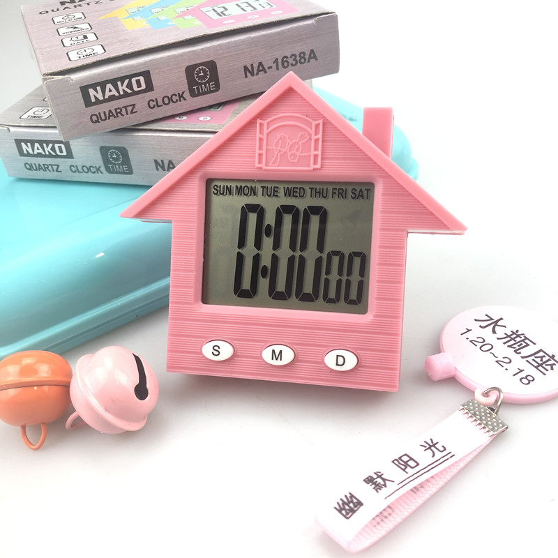 电子计时器NA-1638A多功能小型家用电子钟迷你小号车钟学生做题考试计时表详情5