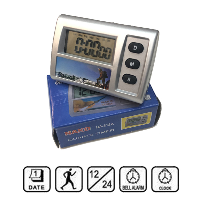 电子计时器NA-812A多功能小型家用电子钟迷你小号车钟学生做题考试计时表详情3