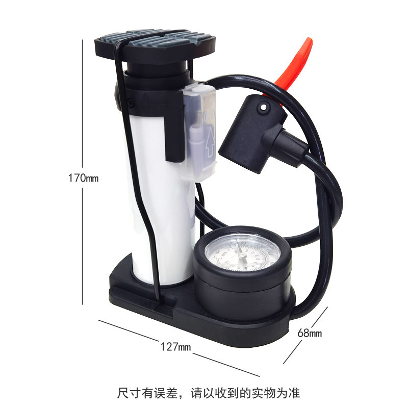 4518B foot-operated air pump, bicycle air pump with pressure gauge, basketball, football, bicycle air pump, foot-operated air pump details Picture