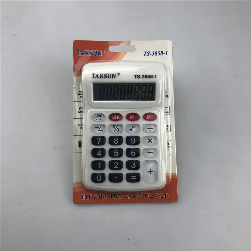 计算器TS-3858彩色小号口袋便携翻盖8位数带时间计算外贸畅销计算机详情5