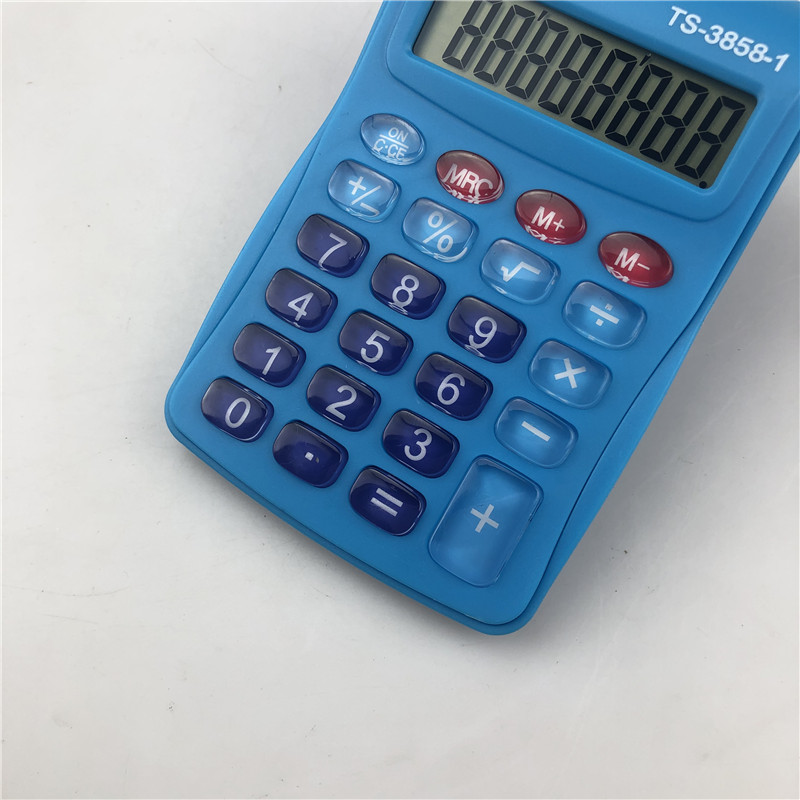 计算器TS-3858彩色小号口袋便携翻盖8位数带时间计算外贸畅销计算机详情12