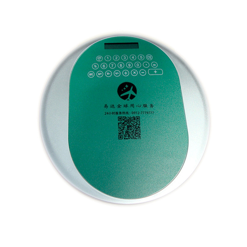 计算器超薄圆形鼠标垫多功能二合一计算机家用办公时尚礼品印LOG促销计算机详情8