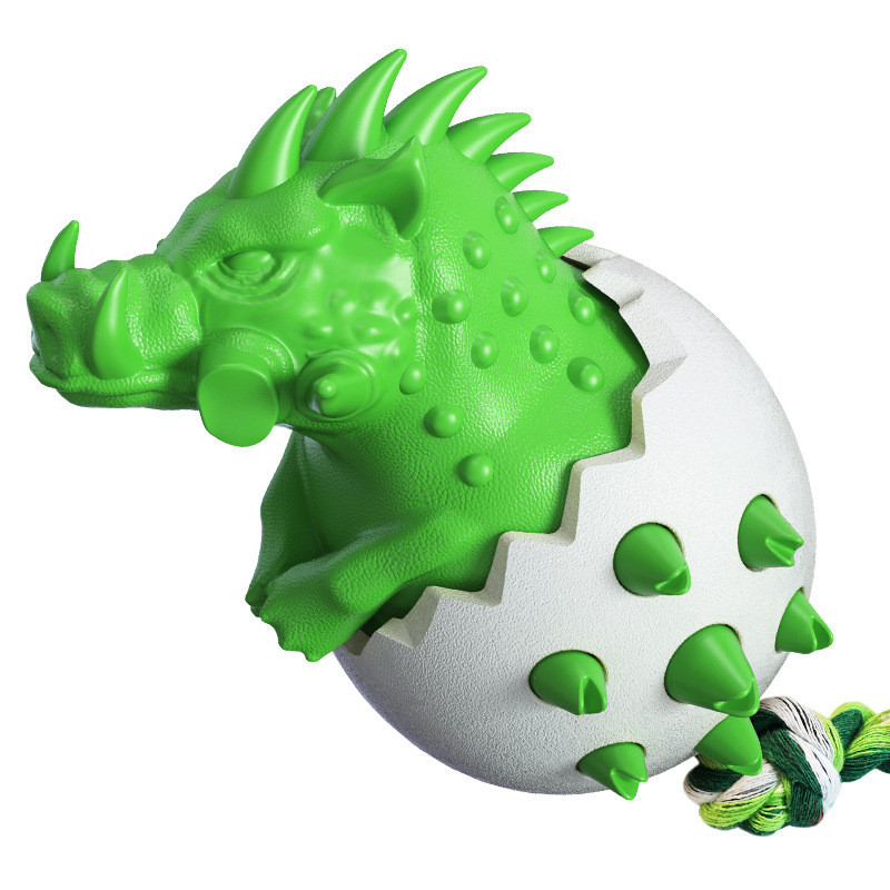 The dog toy factory wholesals new pet toys, wild boar eggs, dinosaur eggs, toothbrushes, teeth grinding, teeth cleaning and durable toys Application Scenario