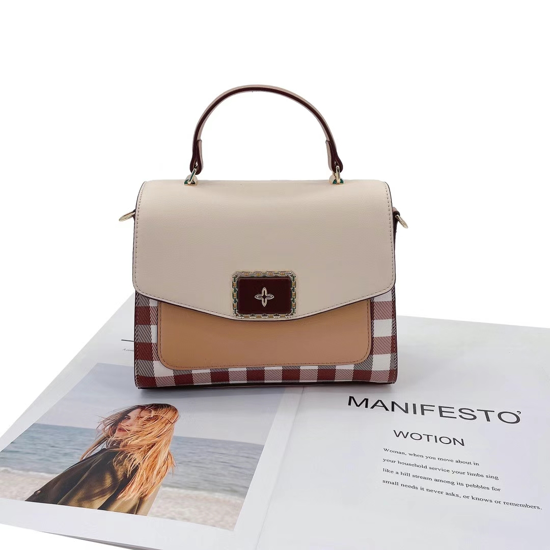 An indispensable partner in urban life-mangoni new Mori check one-shoulder messenger bag