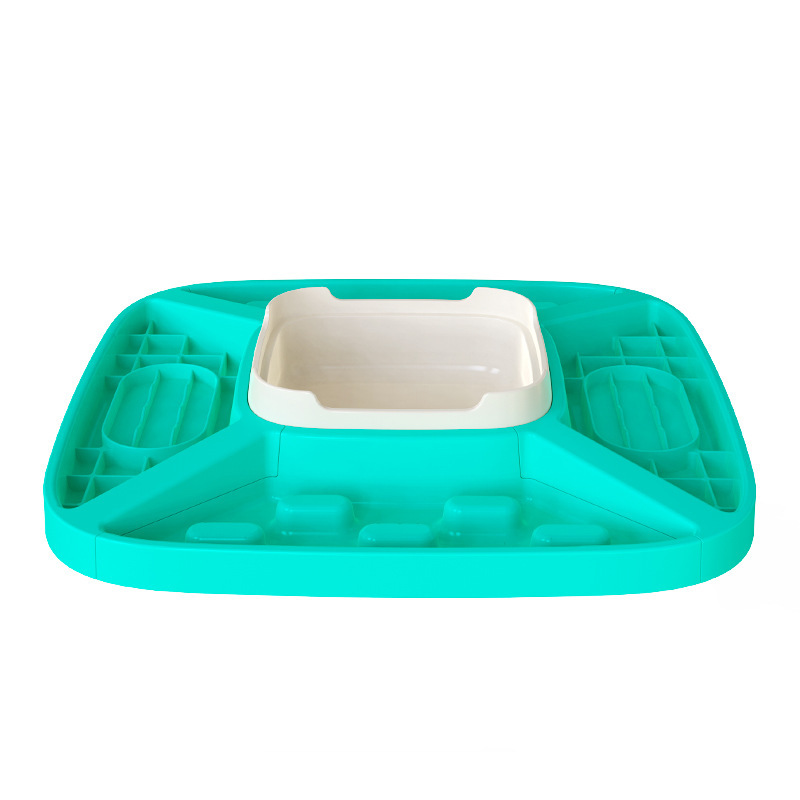 New pet supplies: Dog food bowl, anti-choking bowl, food bowl, multi-bowl integrated slow food bowl, dog food bowl feeder details Picture