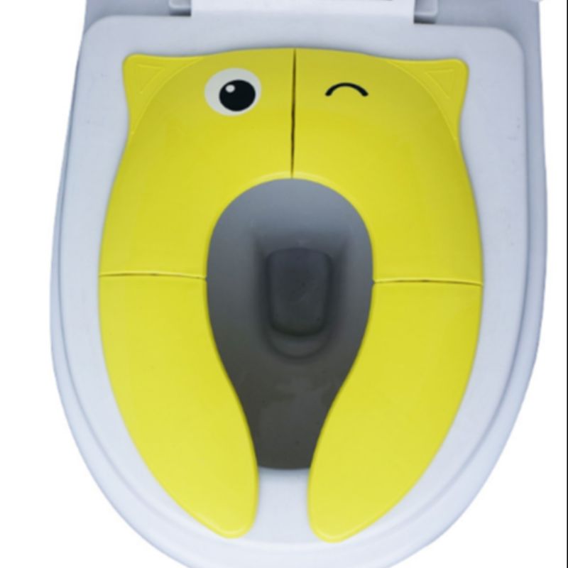 折叠式防夹儿童坐便器猫头鹰造型便携儿童马桶垫宝宝外出卫生坐便器易清洁