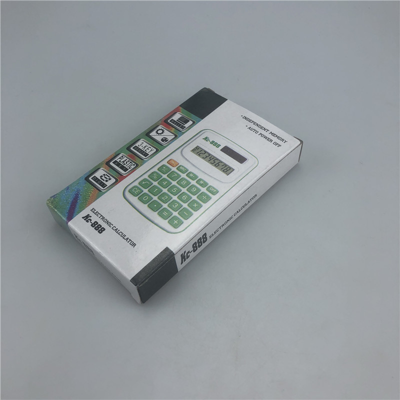 计算器彩色KC-888迷你便携小计算器8位数计算外贸热销口袋小号计算机详情4
