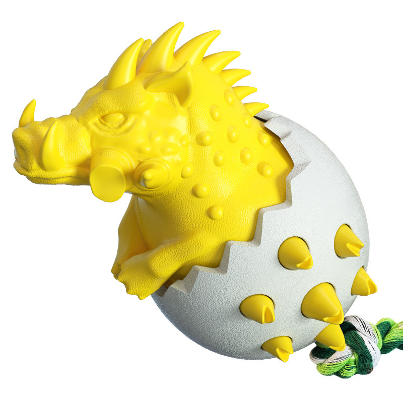 The dog toy factory wholesals new pet toys, wild boar eggs, dinosaur eggs, toothbrushes, teeth grinding, teeth cleaning and durable toys Item Picture