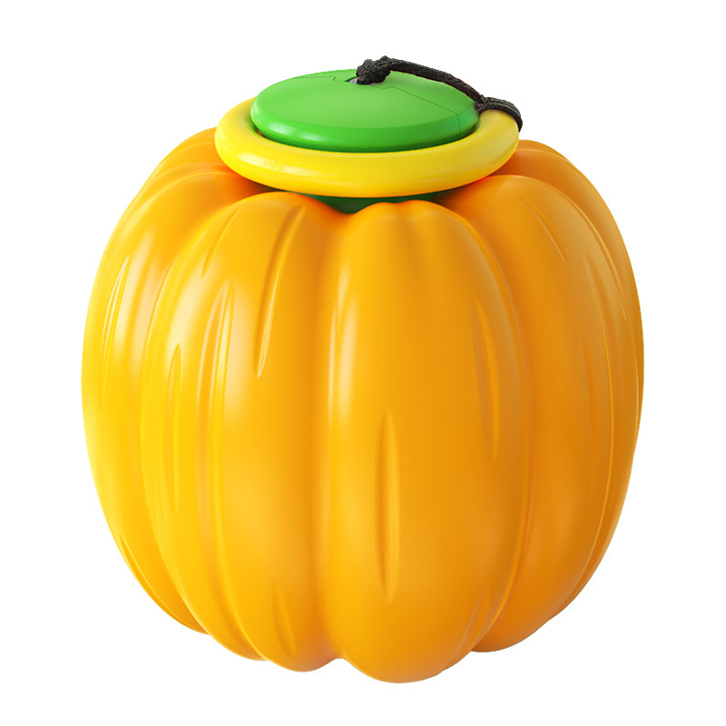 Amazon's new dog toy, pumpkin hand-thrown ball, teething, tooth-cleaning, and durable training dog toy ball Application Scenario