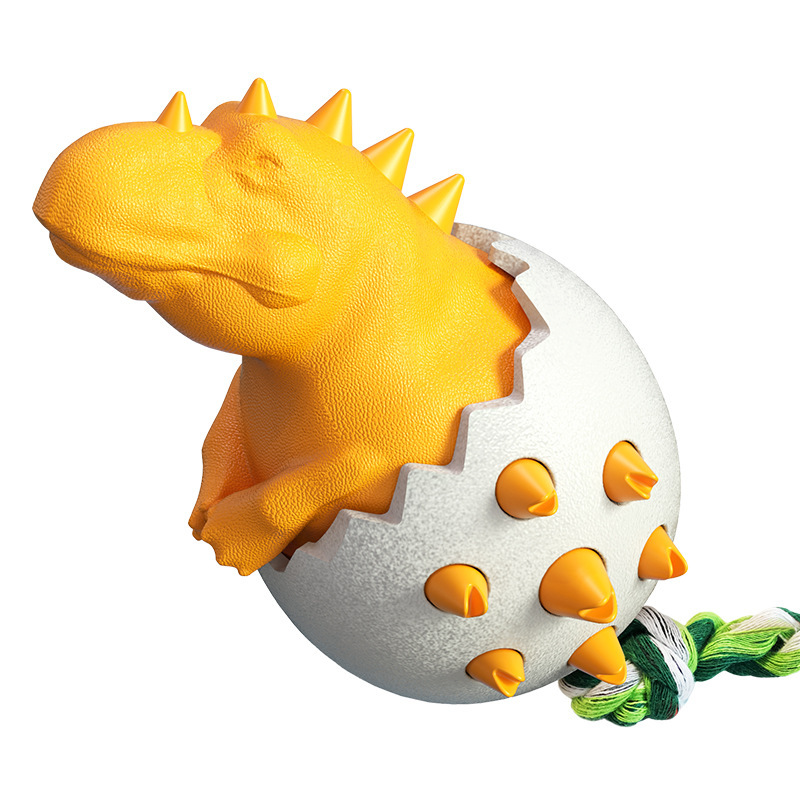 The dog toy factory wholesals new pet toys, wild boar eggs, dinosaur eggs, toothbrushes, teeth grinding, teeth cleaning and durable toys