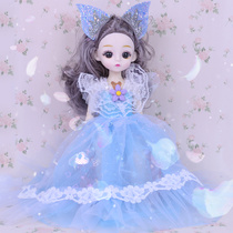 2022 New Opportunity 32cm new Lin Na Belle Barbie wedding dress music doll girl gift
