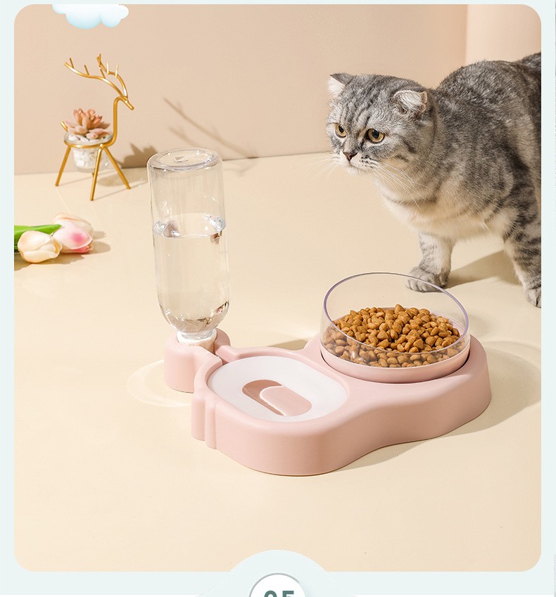 宠物自动饮水器猫咪饮水机饮水喂食多功能猫碗自动蓄水宠物用品厂详情10