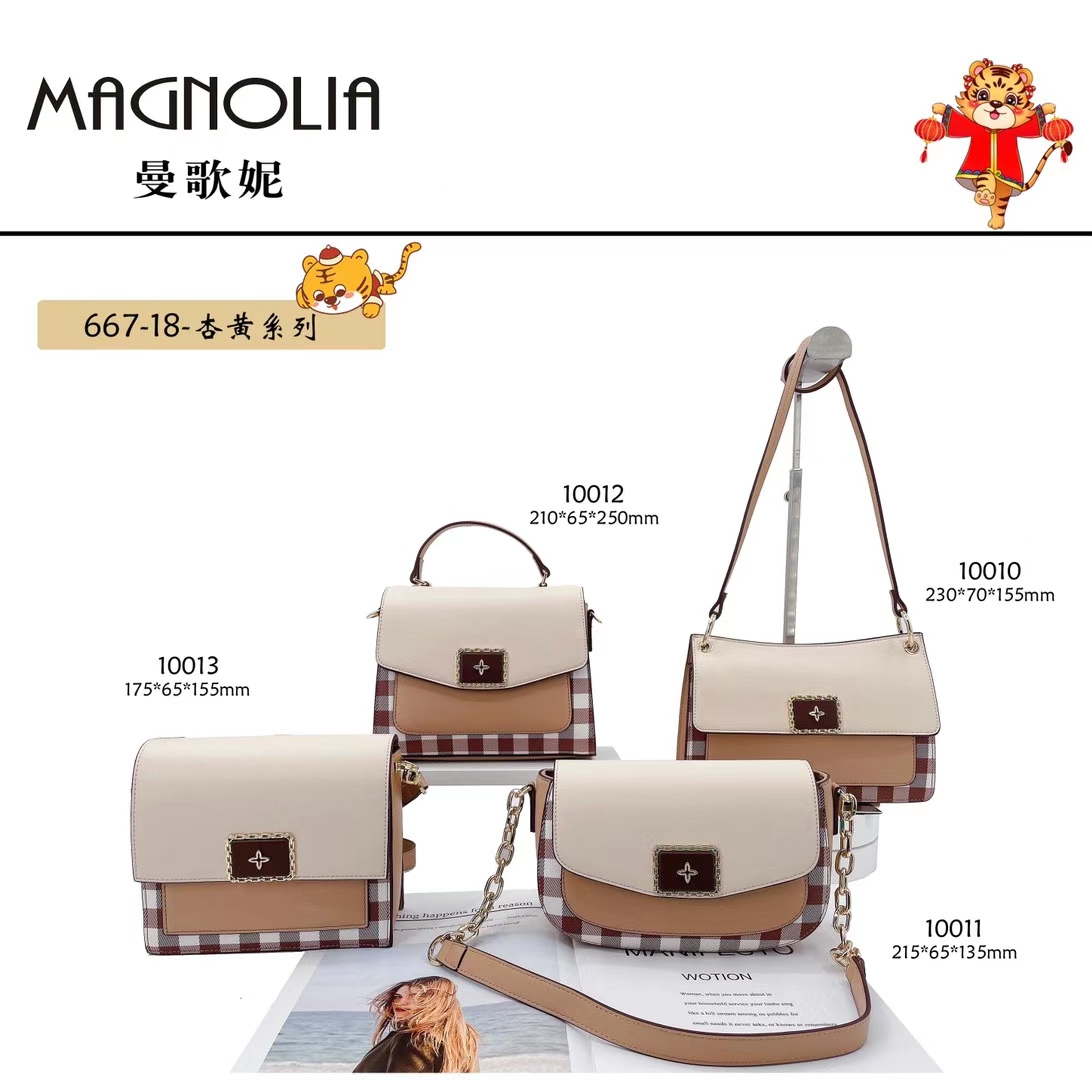 Mangoni Women's Bag Retro Mori Plaid Single Shoulder Crossbody Bag New Everything Item Picture