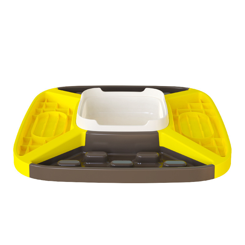 New pet supplies: Dog food bowl, anti-choking bowl, food bowl, multi-bowl integrated slow food bowl, dog food bowl feeder Specification image