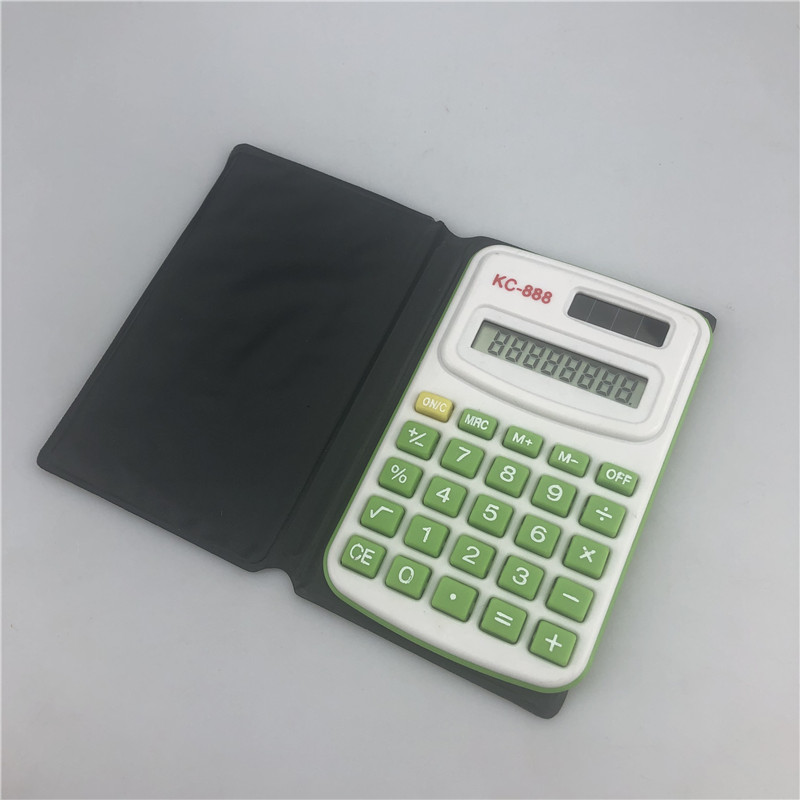 计算器彩色KC-888迷你便携小计算器8位数计算外贸热销口袋小号计算机详情9