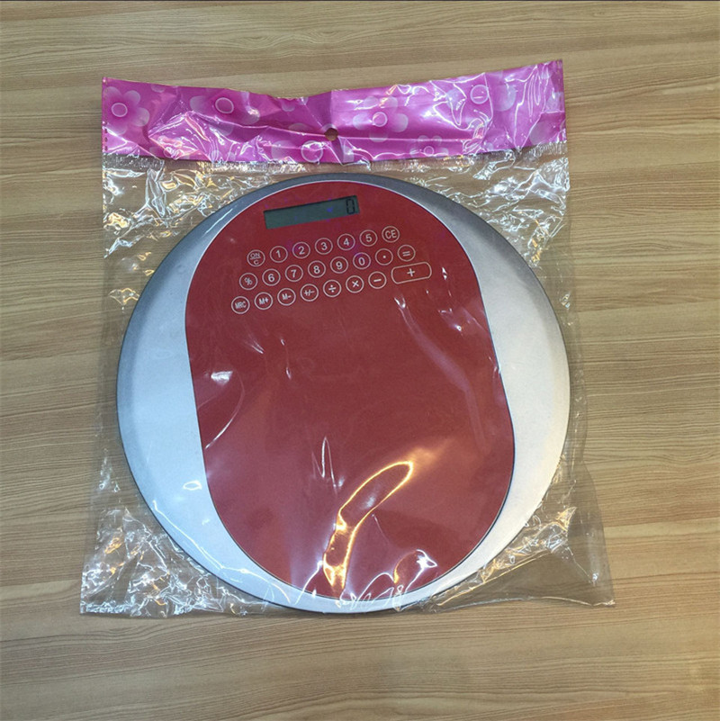 计算器超薄圆形鼠标垫多功能二合一计算机家用办公时尚礼品印LOG促销计算机详情2