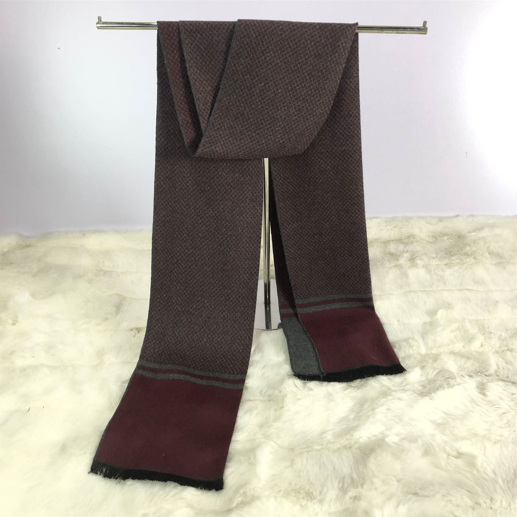 New Vision Luxury Fashion Design Autumn Winter Scarf Man Design Scarf Long Warm Gorgeous Man's Scarf thumbnail