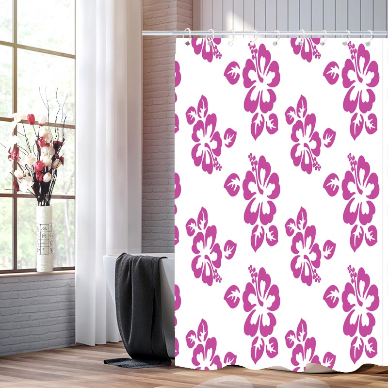 Factory Direct Pe Plastic Shower Curtain Environmental Protection Waterproof Mildew Bathroom Partition Curtain