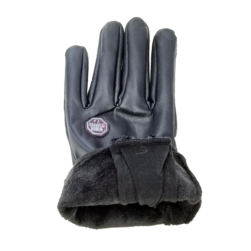 180809 guantes de cuero a prueba de viento guantes de dedo completo ciclismo ciclismo largo guantes de dedo guantes térmicos de ciclismo antideslizante todos los dedos de fitness guantes deportivos Item Picture
