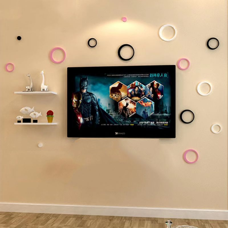 Wooden 3D warm and cozy stickers for children's room self-adhesive decorative wallpaper, TV, bedroom background, dormitory wall stickers details Picture