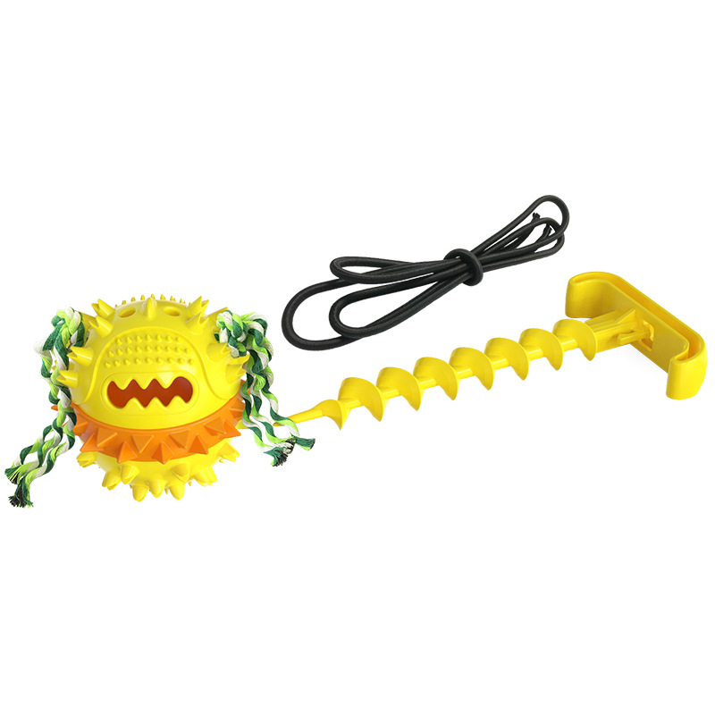 New Amazon pet supplies: Dog teething, outdoor tug-of-war, dog walking, outdoor rope ball, vocal dog toys Item Picture