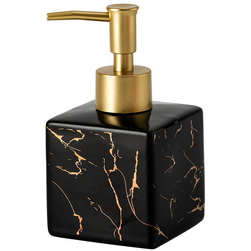 Ceramic hand sanitizer bottle