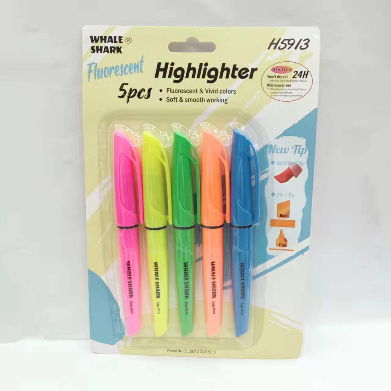彩色荧光笔学生重点标记笔大容量记号笔详情11