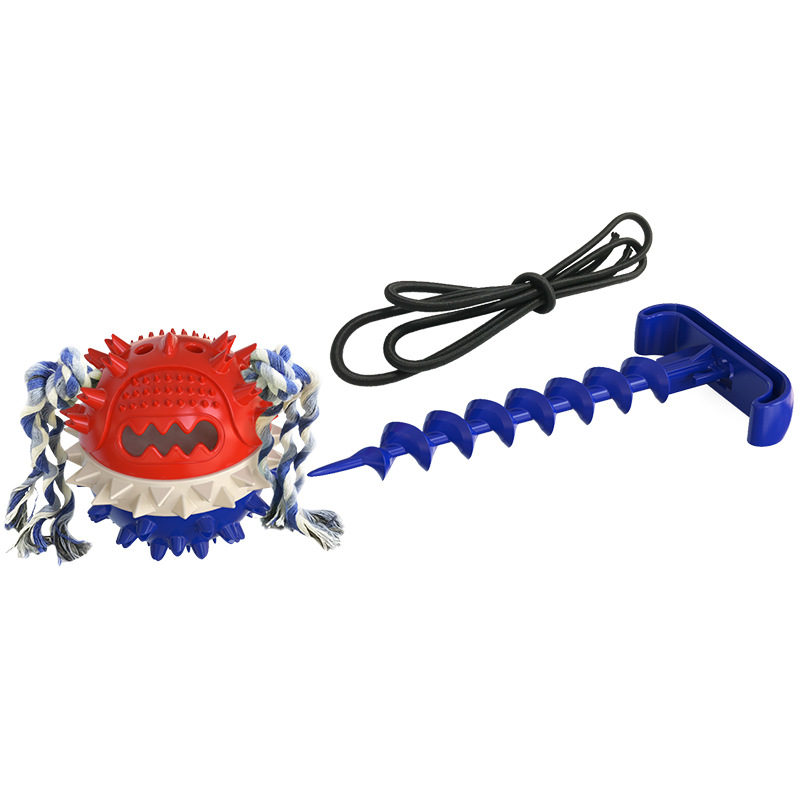 New Amazon pet supplies: Dog teething, outdoor tug-of-war, dog walking, outdoor rope ball, vocal dog toys Application Scenario