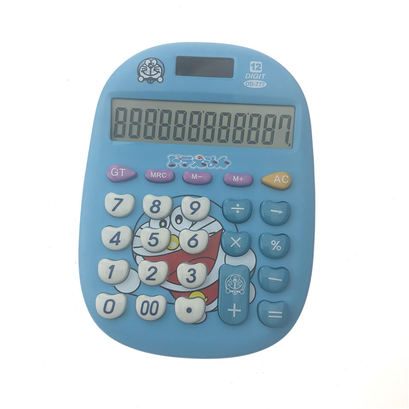 计算器KT-777卡通粉色大号美女办公计算机商店商场店铺计算货款计算器详情7