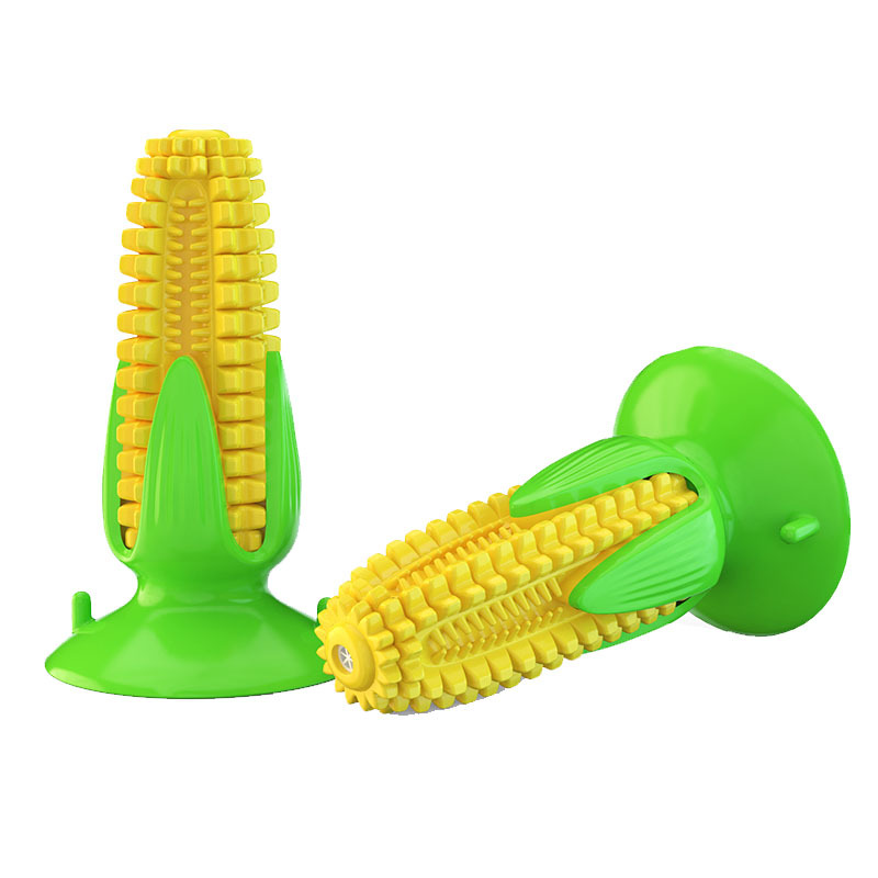 Amazon cross-border e-commerce suction cups, corn sounds, dog toys, teething sticks, chewing rubber, dog toothbrushes, pet supplies Item Picture