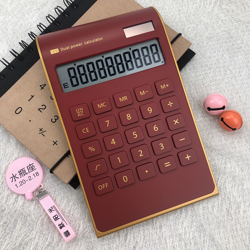 计算器高档商务定制LOG促销展会赠送礼品计算机会计简约时尚大气办公计算器详情11