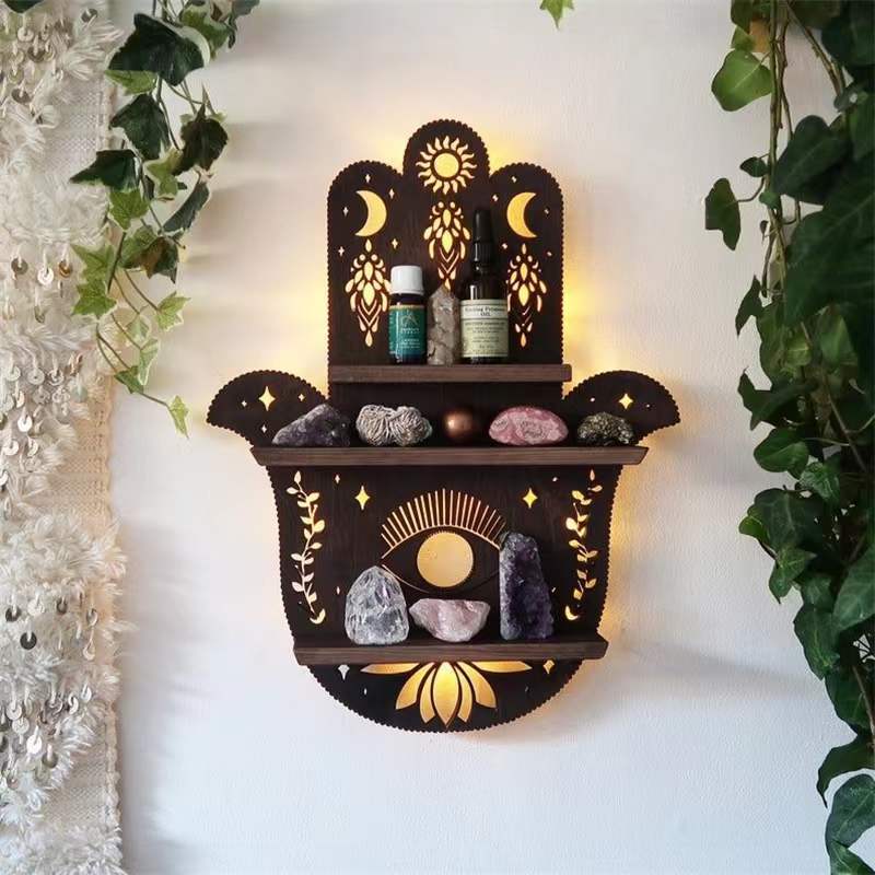 Crystal shelf Butterfly crystal shelf