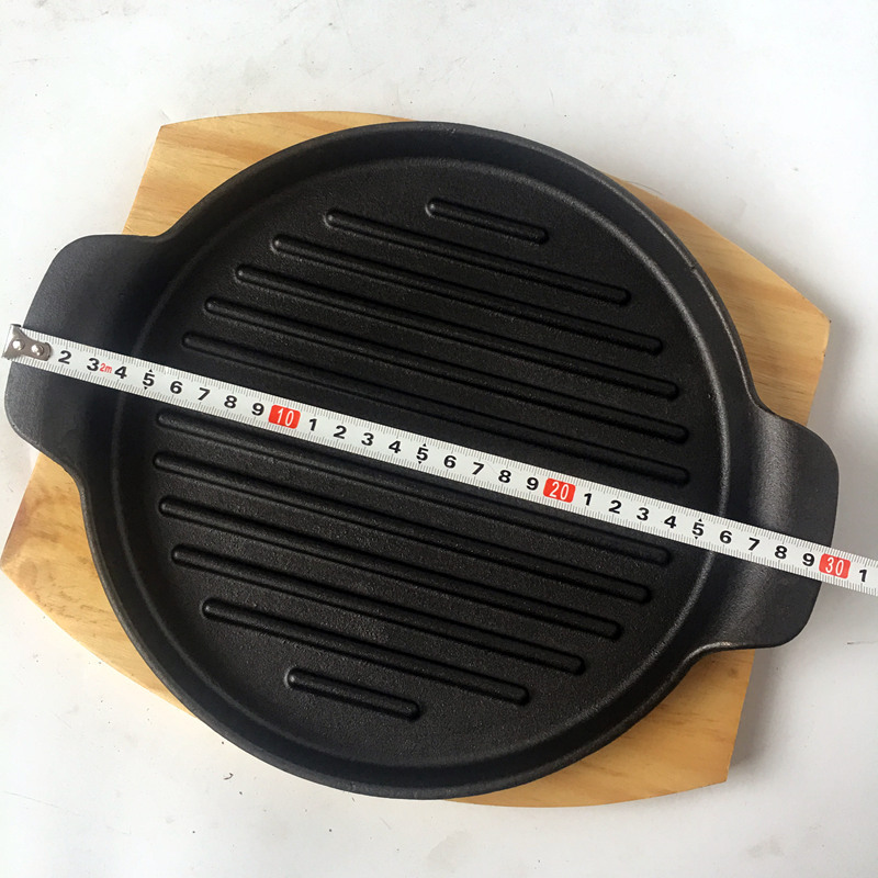 The two ears burn the iron plate